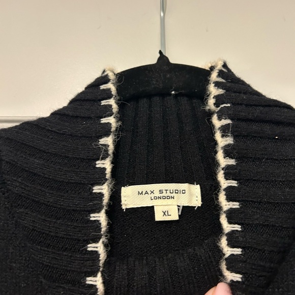 Max Studio Classic Black Turtleneck Dress - Picture 2 of 5